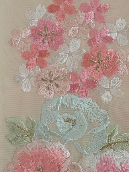 刺繍半襟 振袖 成人式 卒業式 訪問着
