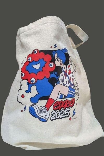 大阪関西万博 サンレモ ミャクミャク コラボ トートバッグ