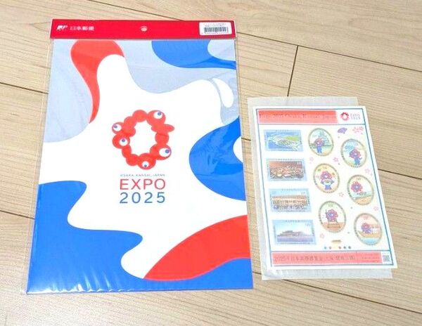 【万博会場郵便局限定】大阪・関西万博 切手シート 2種類セット ミャクミャク ぽすくま