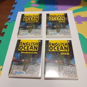 ENGLISH OCEAN Student CDs & DVD 1&2セット イエロー