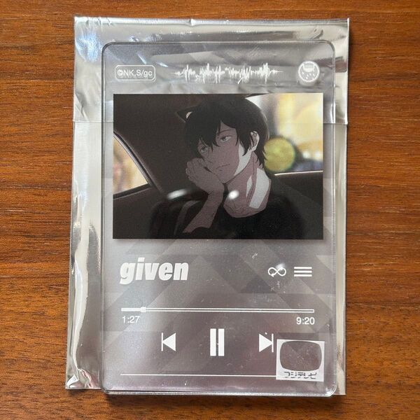 ギヴン スマイルベースカフェ ランダムプレーヤー風アクリルカード 村田雨月