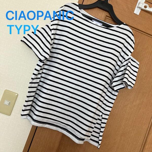 レディース CIAOPANICTYPY チャオパニック 半袖 Tシャツ ボーダー カットソー 夏服