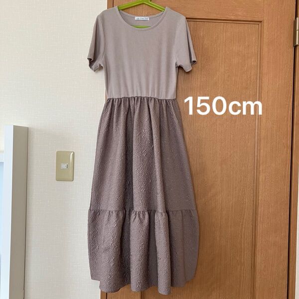 子供服 キッズ ロングワンピース 半袖ワンピース 夏服 150cm ワンピース