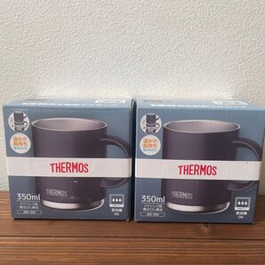 THERMOS 真空断熱マグカップ 350ml 2個セット 保温保冷 即購入可