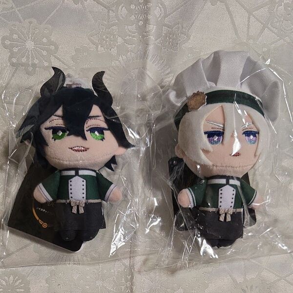 ツイステ マスターシェフ マレウス・ドラコニア&シルバー ぬいぐるみ マスコット