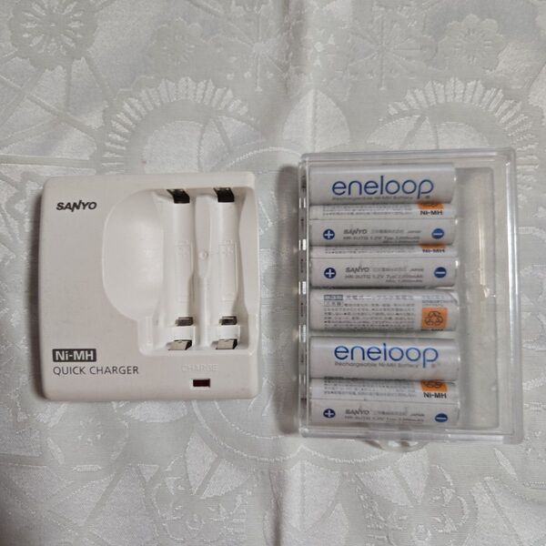 SANYO Ni-MH QUICK CHARGER + eneloop 充電池
