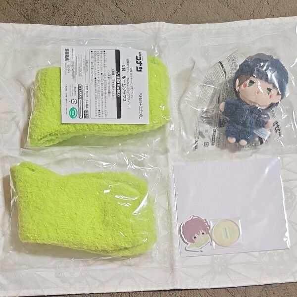 名探偵コナン セガラッキーくじ ルームソックス&ぽわぽわぬいぐるみマスコット&アクリルスタンドセット