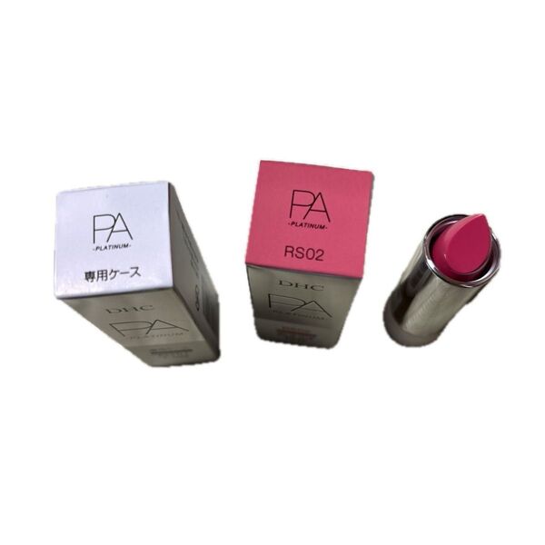 全て新品未使用品!小顔マスクとDHC口紅&専用リップケース・KATEリップピンク&レッドまとめ売り