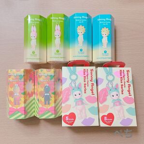 【新品未開封】Sonny Angel ソニーエンジェル 8点 animal Flower gift kiss kiss