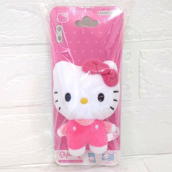 【新品】ハローキティ プレイチャーム スマホスタンド スマホアクセサリー チャーム マスコット ぬいぐるみ サンリオ