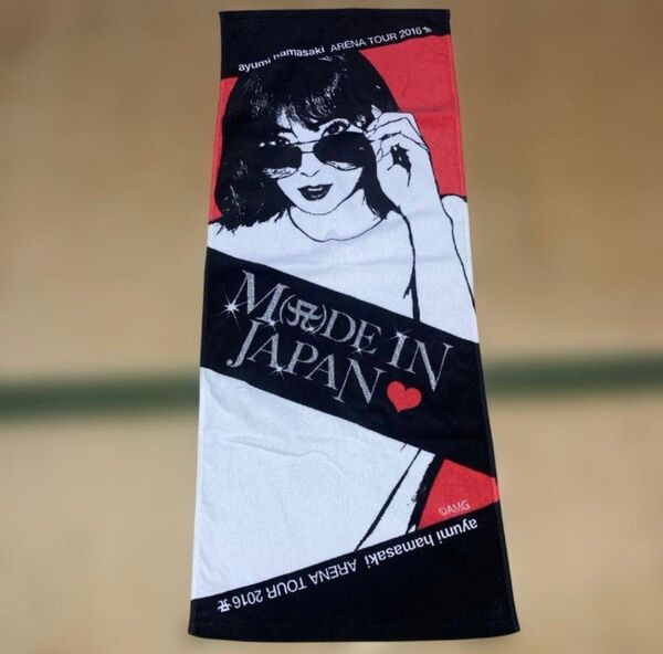 浜崎あゆみ ツアータオル MADE IN JAPAN ARENA TOUR2016