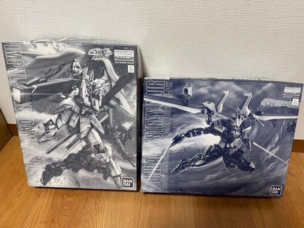 MG 1/100 ガンダムアストレイ ノワール MG 1/100 インパルスガンダムブランシュ 2個セット ★未組立★