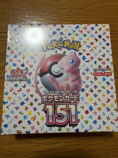 ポケモンカード151BOX 未開封 シュリンク付き