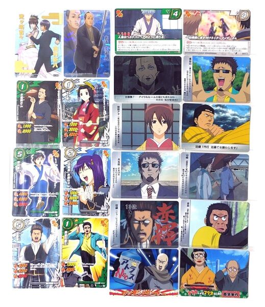 銀魂 カード20枚セット E まとめ売り クリアコレクション ミラクルバトルカードダス ミラバト クリコレ 箔押し