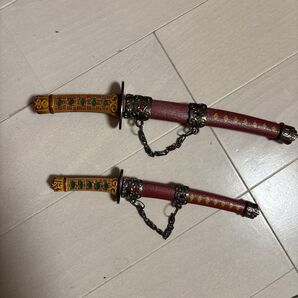 ペーパーナイフ 2本 夫婦 日本刀 武具 コレクション 刀剣