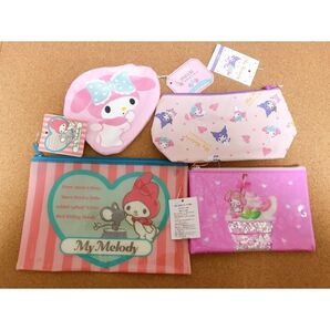Sanrio サンリオ サンリオピューロランド サンリオオンライン公式 フラットポーチ 化粧ポーチ マイメロ マイメロディ
