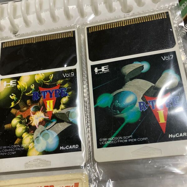 PCエンジン HuCARD ソフト R-TYPE アールタイプ セット