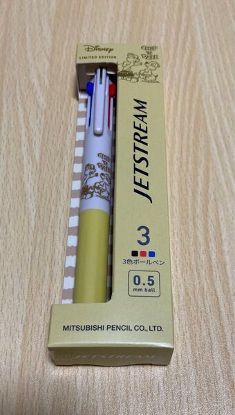 値下げ! 三菱鉛筆 ジェットストリーム新3色 限定 ディズニー チップ&デール