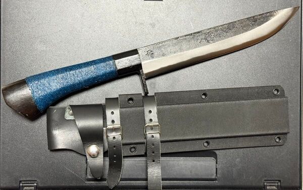 ◆レッドオルカ(redorca) 7寸黒打剣鉈【全長380mm・刃長210㎜・刃厚6mm】◆