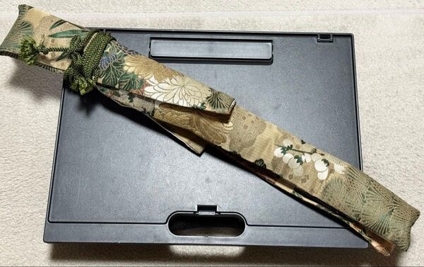 ◆【監獄長光】短刀、刃長28.4cm、元幅2.7cm、元重0.65cm、拵入、現代刀◆