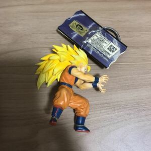 ドラゴンボールZ ハイクオリティキーホルダー ～かめはめ波編～ タグ付き　スーパーサイヤ人3 孫悟空　フィギュア