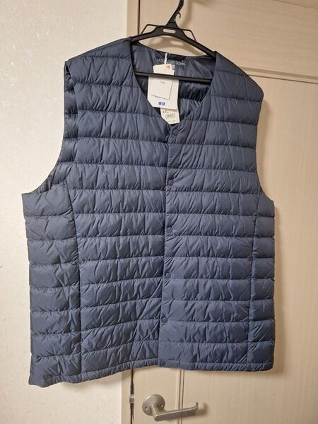 ユニクロ ウルトラライトダウン ベスト 未使用 XXL 紺 大きいサイズ