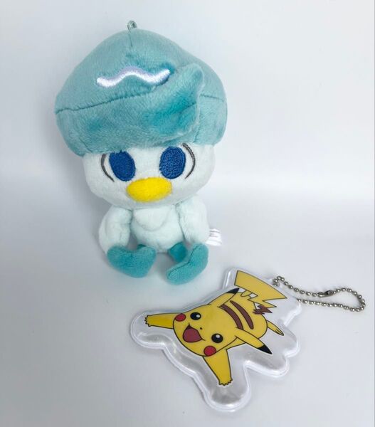 ポケットモンスター・ポケモンドールズ★クワックス ぬいぐるみキーホルダー・ピカチュウリフレター(反射材)