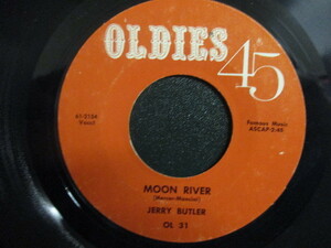 Jerry Butler ： Moon River 7'' / 45s ★ 名曲カバー / 60's R&B ☆ c/w Aware Of Love // 落札5点で送料無料