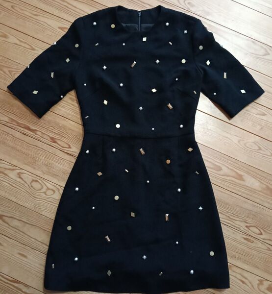 Alexander McQueen アレキサンダーマックイーン ワンピース ブラック スタッズ 36サイズ