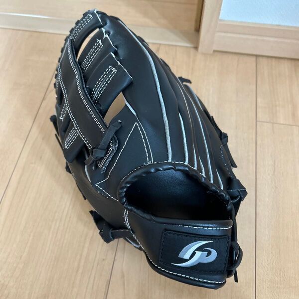 GP BASEBALL ブラック 軟式グローブ 左投げ