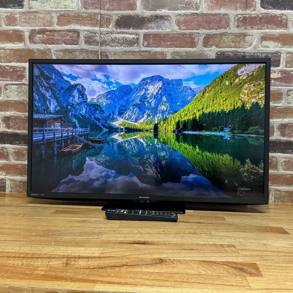 シャープ 32インチ 液晶テレビ AQUOS 2T-C32DE ハイビジョン 外付けHDD 裏番組録画対応 2022年製