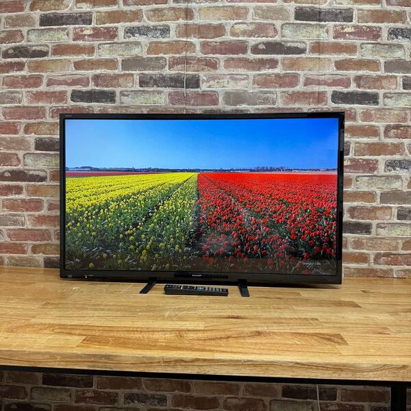 シャープ 40インチ 液晶テレビ AQUOS LC-40S5 フルハイビジョン 外付けHDD 裏番組録画対応 2017年製