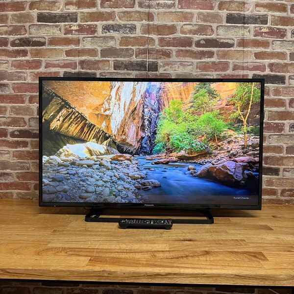 パナソニック 43インチ 液晶テレビ ビエラ フルハイビジョン TH-43F300 外付けHDD録画対応 2018年製