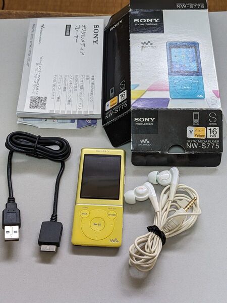 SONY WALKMAN NW-S775 16GB イエロー ソニー ウォークマン