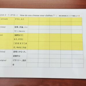 中3 ニューホライズン Unit2 (令7年度 新教科書対応) 英単語・英熟語練習&テスト