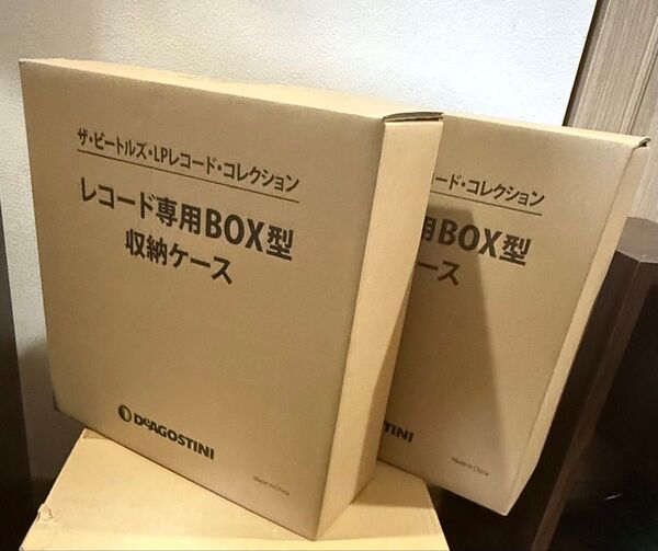 ビートルズLPレコードコレクション BOX型収納ケース