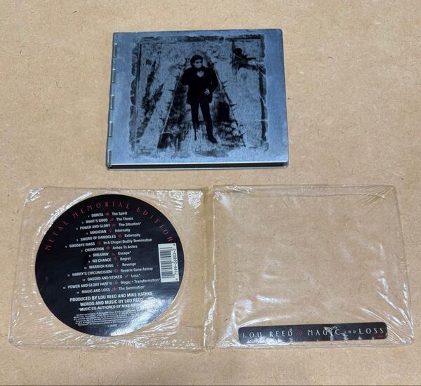 CD LOU REED MAGIC AND LOSS 特殊仕様ジャケット・METAL MEMORIAL EDITION