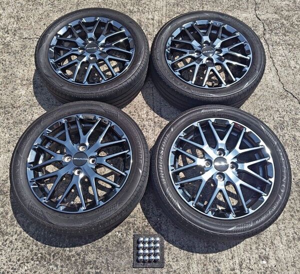 希少モデューロ!JF5現行N-BOXカスタムオプション 国産高級タイヤレグノ付165/55R15 N-ONE N-WGN S660