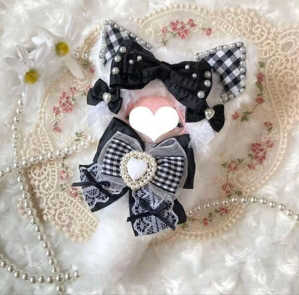 ぬい服 10〜13cm ねこ 着ぐるみ ブラック ぬいぐるみ