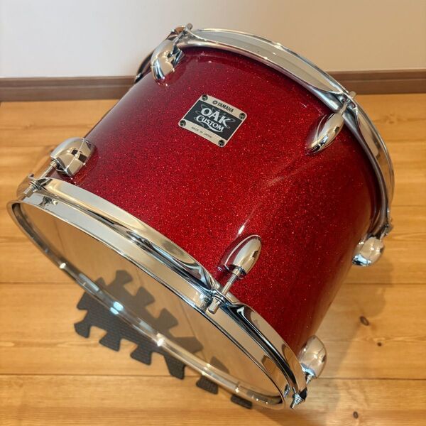 YAMAHA オークカスタム 13×9インチ タム レッドスパークル ヤマハ OAK Custom