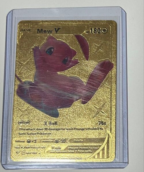 ポケモンカード ポケモンカードゲーム 海外版 ミュー ゴールド 鑑賞用