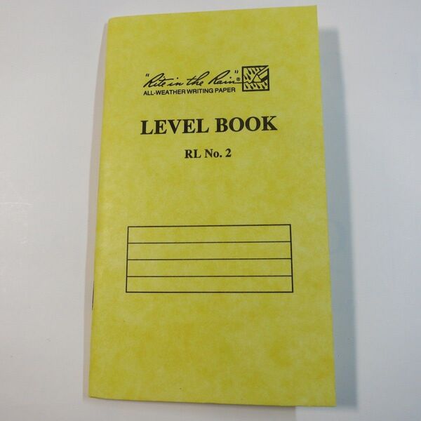 RITE IN THE RAIN LEVEL BOOK 測量野帳 防水ノート 自衛隊使用 新品未使用