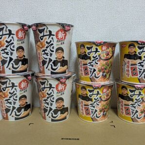 日清食品 新みそきん ラーメン4個メシ4個 計8個セット