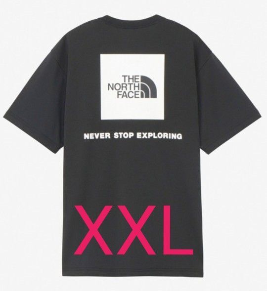 THE NORTH FACE ノースフェイス BACK SQUARE LOGO バックスクエアロゴ Tシャツ XXLサイズ