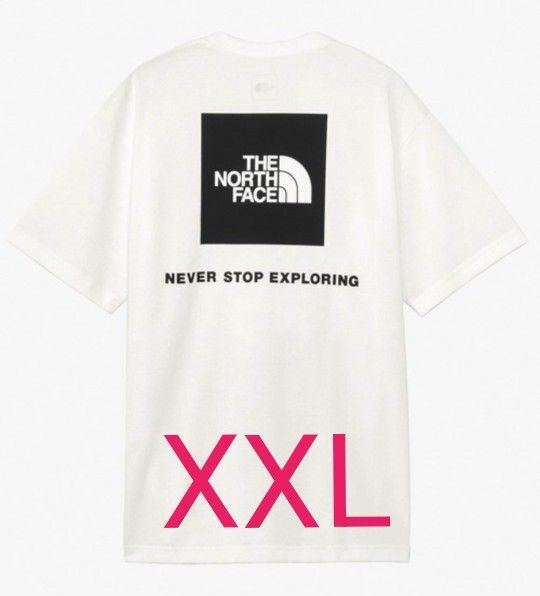 THE NORTH FACE ノースフェイス BACK SQUARE LOGO バックスクエアロゴ Tシャツ XXLサイズ