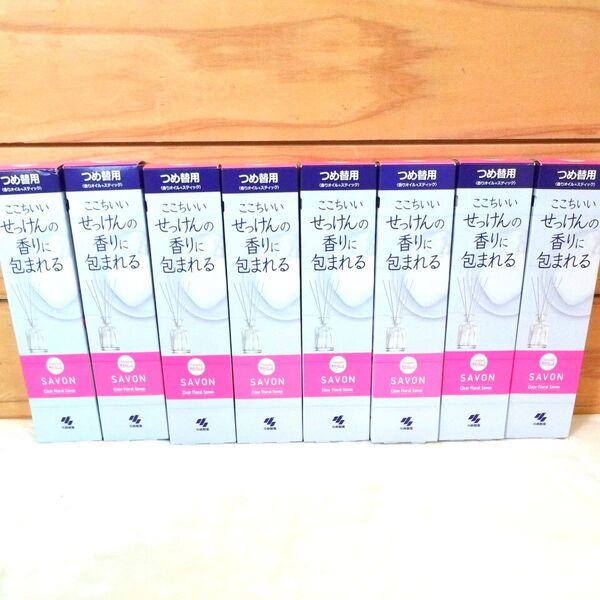 【8個セット】Sawaday 香るStick SAVON クリアフローラルサボン(つめかえ用)70ml×8個
