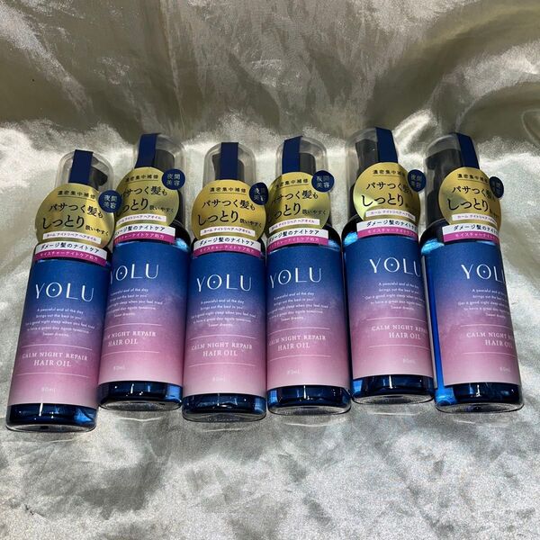 ヨル カームナイトリペア ヘアオイル ベルガモット&カシスの香り80ml×6個セット