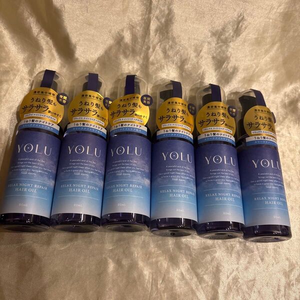 ヨル リラックスナイトリペア ヘアオイル ジャスミン&プチグレンの香り80ml×6個セット