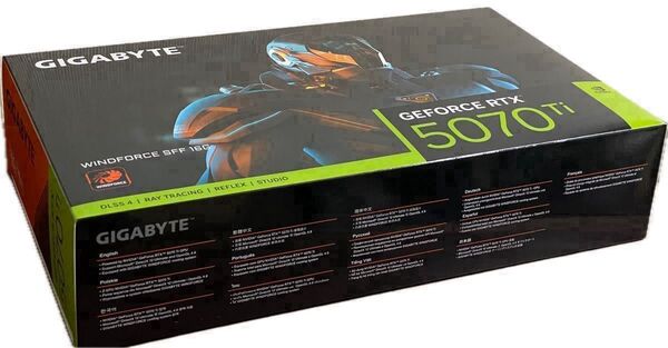 【新品未開封】GIGABYTE GeForce RTX 5070 Ti WINDFORCE SFF 16G