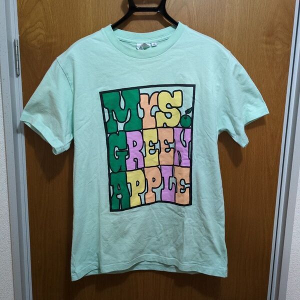 Mrs. GREEN APPLE ロゴ Tシャツ Mサイズ ミントグリーン